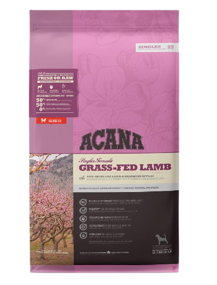 Acana Grass Fed-Lamb Tahılsız Kuzu Etli Yetişkin Köpek Maması 11,4 Kg - Thumbnail