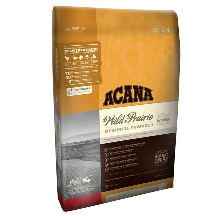 Acana Wild Prairie Tahılsız Tavuk ve Balıklı Yetişkin Köpek Maması 11.4 Kg