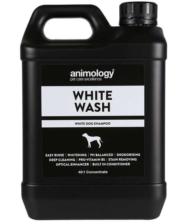 Animology White Wash Shampoo Beyaz Tüylü Köpeklere Özel 40:1 Konsantre Köpek Şampuanı 2.5 Lt