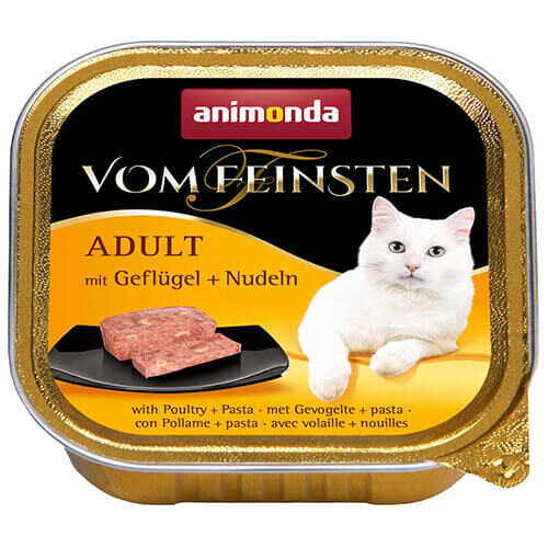 Animonda Kümes Hayvan & Makarna Yetişkin Kedi Konservesi 100 Gr - Thumbnail