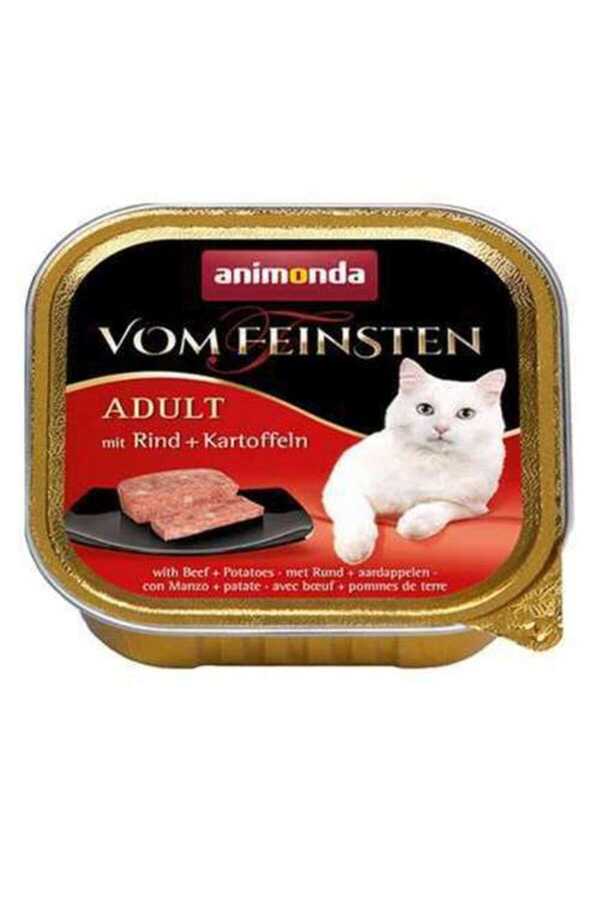 Animonda Vom Feinsten Sığır Etli Patates Kedi Konservesi 100 Gr - Thumbnail