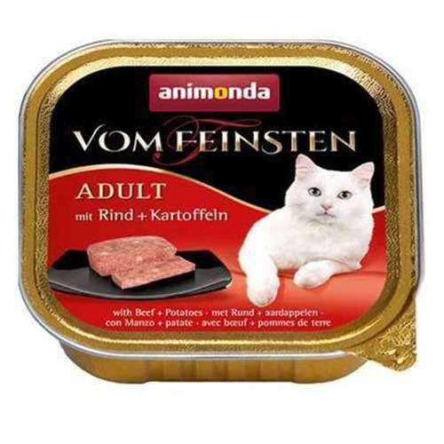 Animonda Vom Feinsten Sığır Etli Patates Kedi Konservesi 100 Gr - Thumbnail