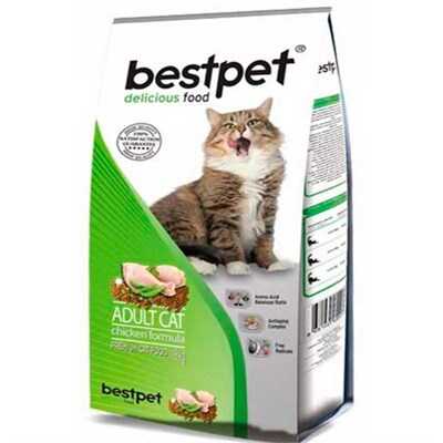 Best Pet Tavuklu Yetişkin Kedi Maması 1 Kg