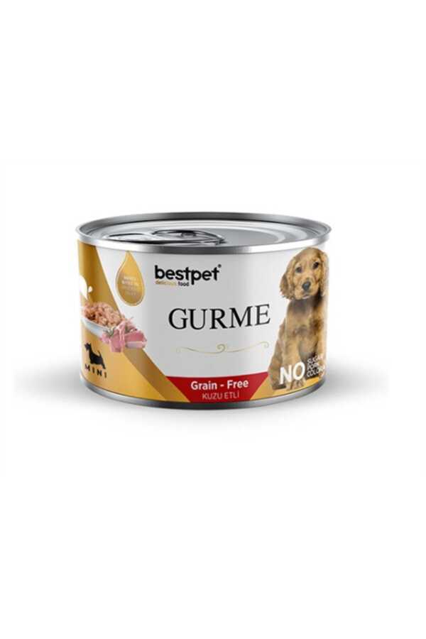 Bestpet Gurme Junior Puppy Mini Irk Kuzulu Parça Etli Jelly Yavru Köpek Konservesi 200 Gr - Thumbnail