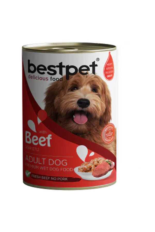 Bestpet Sığır Etli Jöleli Yetişkin Köpek Konservesi 400 Gr