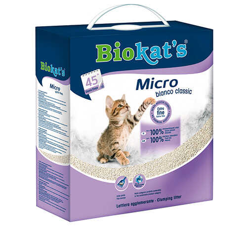 Biokats Kedi Kumu Micro Bianco Classic 7 Kg