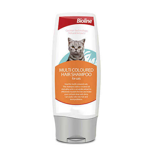 Bioline Kedi Şampuanı Çok Renkli Kediler İçin 200ML - Thumbnail