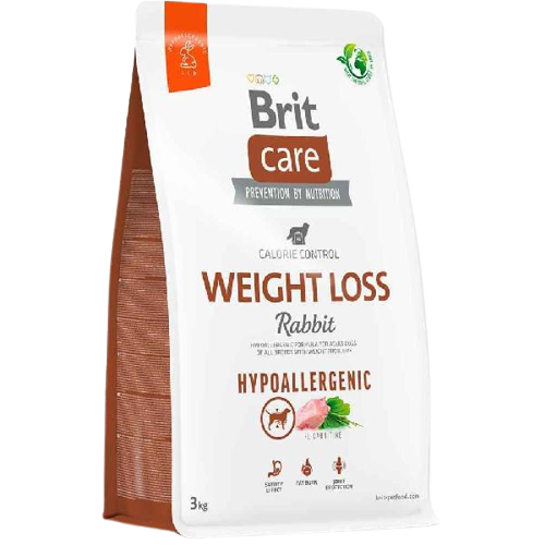 Brit Care Hypo-Allergenic Weight Loss Tavşan Etli Kilo Dengeleyici Yetişkin Köpek Maması 3 Kg