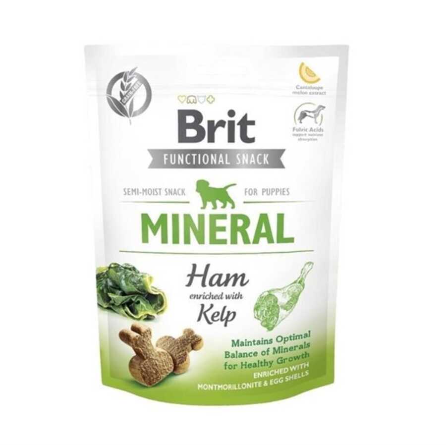 Brit Care Mineral Jambon ve Deniz Yosunlu Yavru Köpek Ödül Maması 150 Gr - Thumbnail