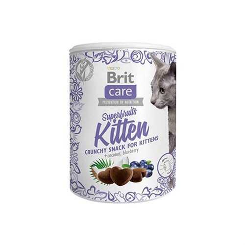 Brit Care Süper Fruits Hindistan Cevizli ve YabanMersinli Yavru Kedi Ödülü 100 Gr - Thumbnail