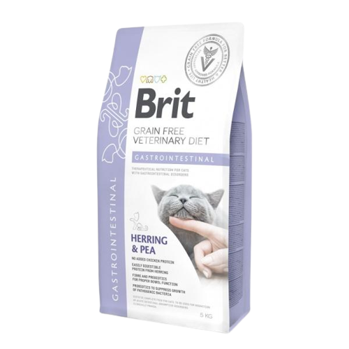 Brit Veterinary Diet Gastrointestinal Sindirim Sistemi Destekleyici Tahılsız Kedi Maması 5 Kg