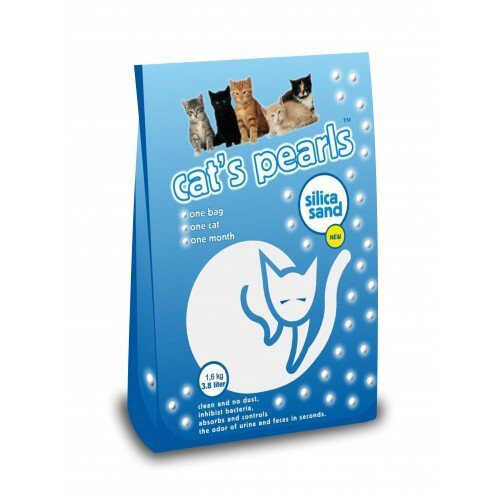 Cat's Pearls Hijyenik Silika Kedi Kumu 3 8 Lt (1 6 Kg)