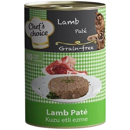 Chefs Choice Kuzu Etli Ezme Kedi Konserve Maması 400 Gr