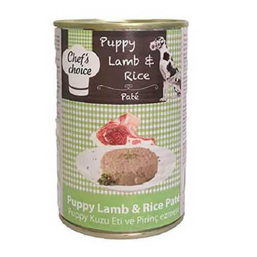 Chefs Choice Puppy Lamb Rice Pate Konservexi 6x400 Gr