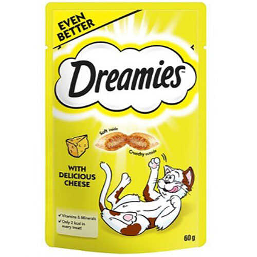 Dreamies İçi Dolgulu Peynirli Kitir Kedi Ödülü 60Gr