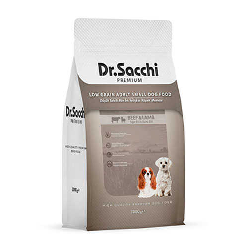 Dr.Sacchi Premium Düşük Tahıllı Mini Irk Köpek Maması 2 Kg