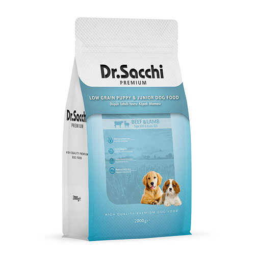 Dr.Sacchi Premium Düşük Tahıllı Yavru Köpek Maması 2 Kg