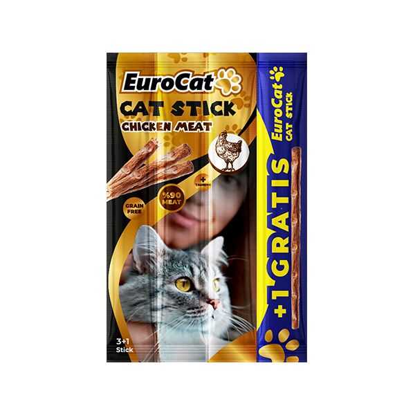 Eurocat Tavuk Etli Kedi Ödül Maması 4 Adet (4x5gr) 20 Gr - Thumbnail