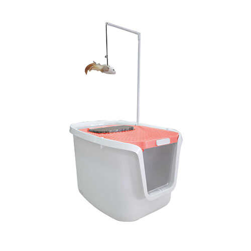 EuroGold 3 in 1 Cat Toilet Pembe