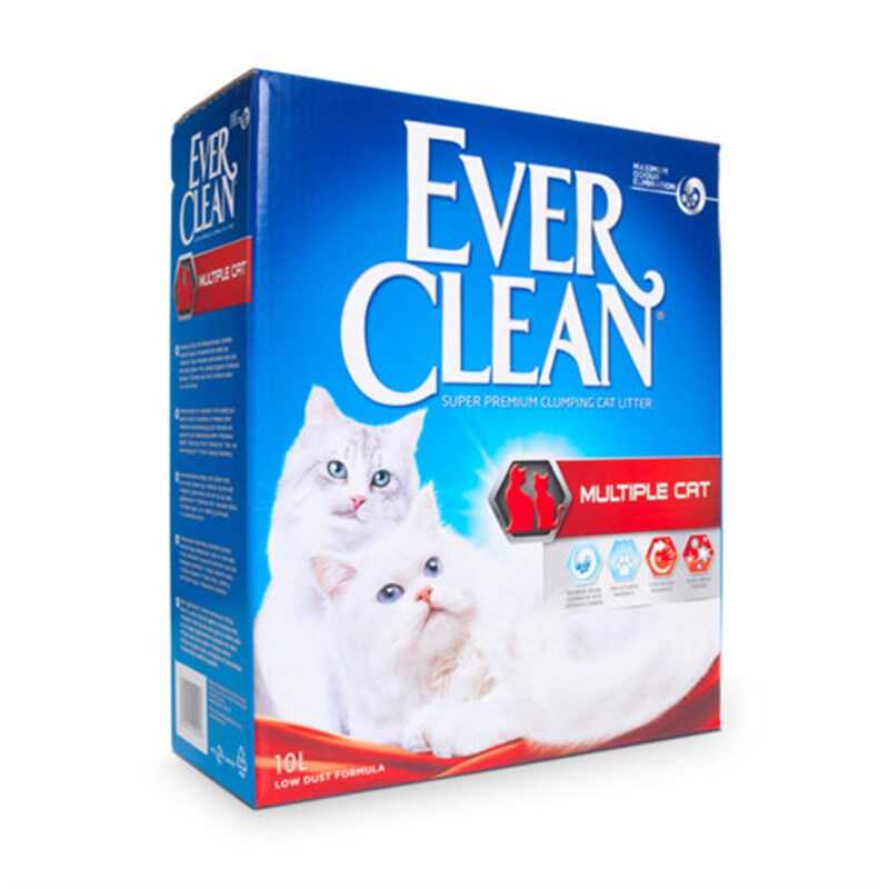 Ever Clean Multiple Cat Kedi Kumu 10 Lt - Thumbnail