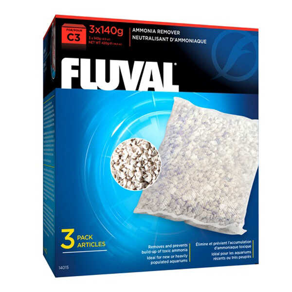 Fluval C3 Amonyak Giderici (3x140 Gr)