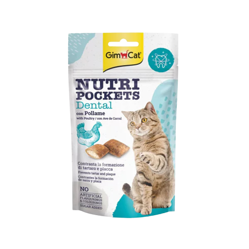 Gimcat Nutripockets Dental Kedi Ödülü 60 Gr - Thumbnail