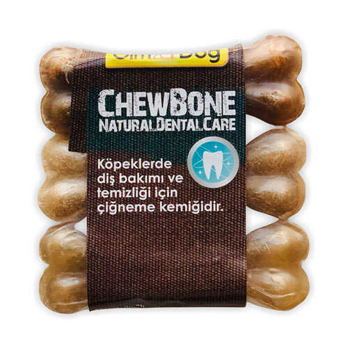 Gimdog Mordimi Ağız Ve Diş Sağlığı Için Naturel Köpek Çiğneme Kemiği Üçlü 60 Gr