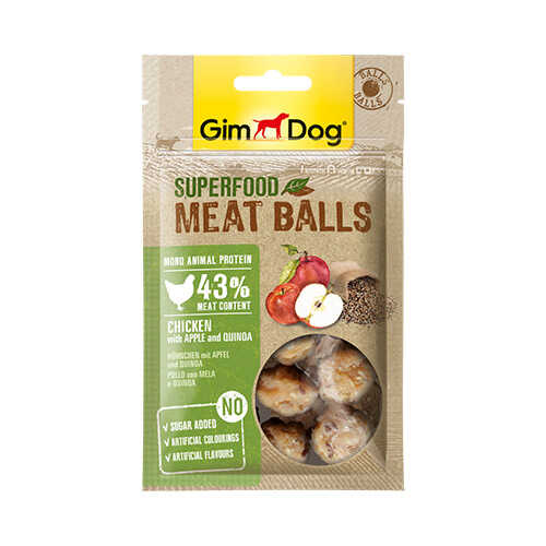 Gimdog Ödül Meatballs Tavuk Elma Kinoa 70 Gr