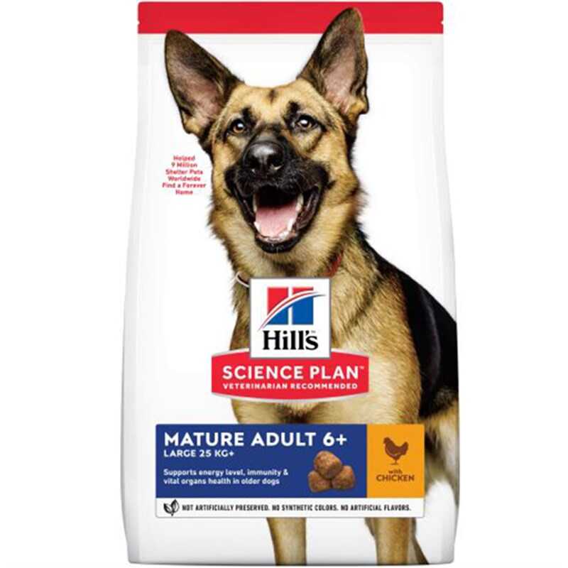 Hills Adullt Mature Large Breed Chicken Yaşlı Tavuklu Kuru Köpek Maması 14 Kg