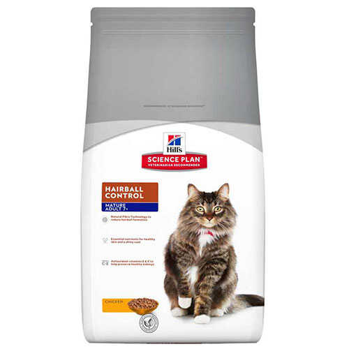 Hills Hairball İndoor Tavuklu Tüy Yumağı ÖnleyiciYaşlı Kedi Maması 1.5 Kg - Thumbnail