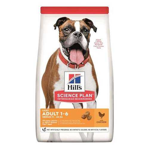 Hills Light Orta Irk Tavuklu Diyet Köpek Maması 14 Kg - Thumbnail