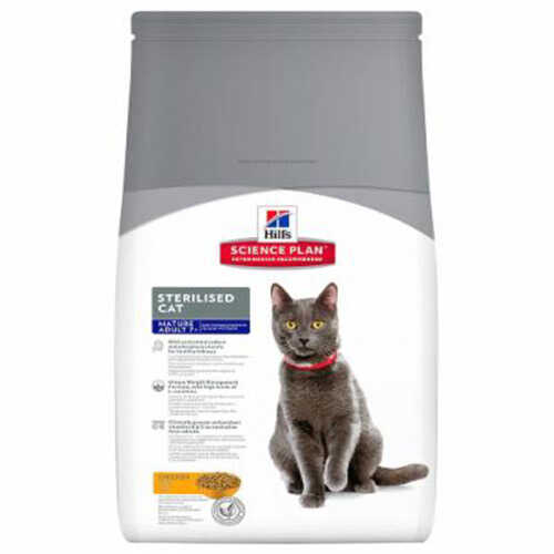 Hills Mature Sterilised Tavuklu Kısırlaştırılmış Yaşlı Kedi Maması 1.5 Kg - Thumbnail