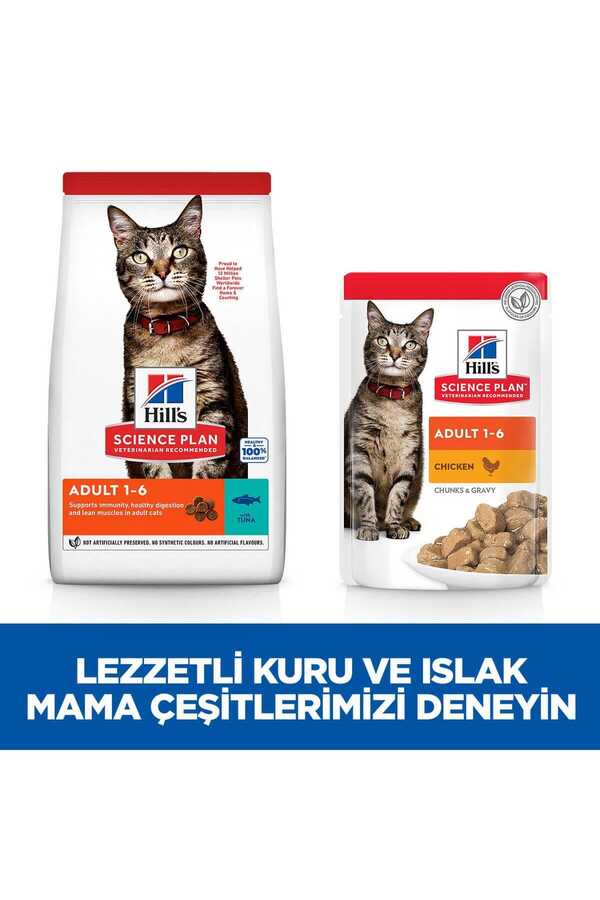 Hills Optimal Care Ton Balıklı Yetişkin Kedi Maması 1,5 Kg - Thumbnail