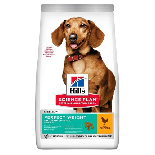 Hills Perfect Weight Tavuk Etli Small & Mini Küçük Irk Yetişkin Köpek Maması 1.5 Kg - Thumbnail