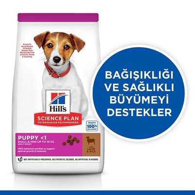 Hills Puppy Kuzulu ve Pirinçli Küçük Irk Yavru Köpek Maması 6 kg - Thumbnail