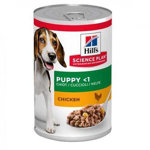 Hills Tavuklu Yavru Köpek Konserve Maması 370 Gr