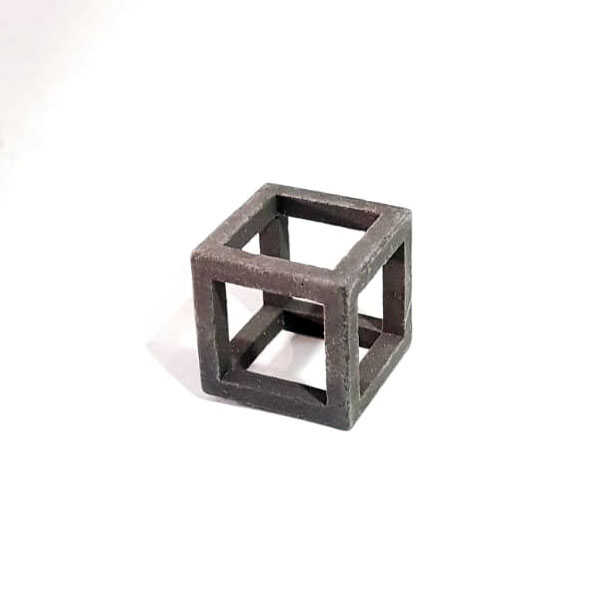 Karides Seramik Küp İnce 2x2 cm