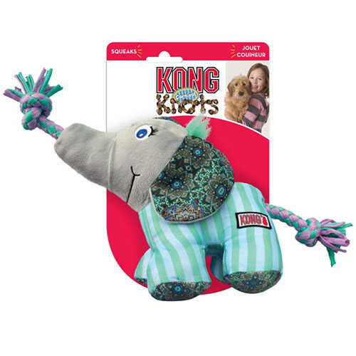 Kong Knots Carnival Elephant M L Köpek Oyuncağı - Thumbnail