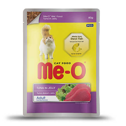 Meo Adult Jöle İçerisinde Ton Balıklı Yetişkin Kedi Konservesi 80 Gr