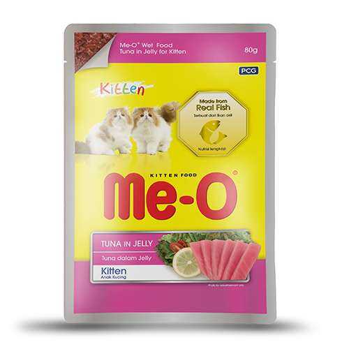 Meo Kitten Jöle İçerisinde Ton Balıklı Yavru KediKonservesi 80 Gr