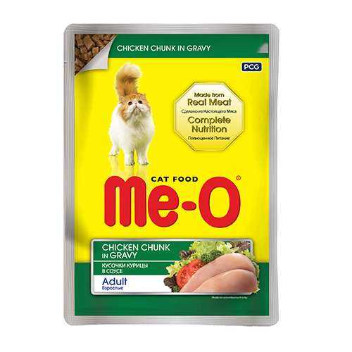 Meo Tavuklu Kedi Pouch Konservesi 24x80 Gr