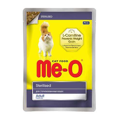 Meo Tavuklu Kısırlaştırılmış Kedi Pouch Konservesi 24x80 Gr