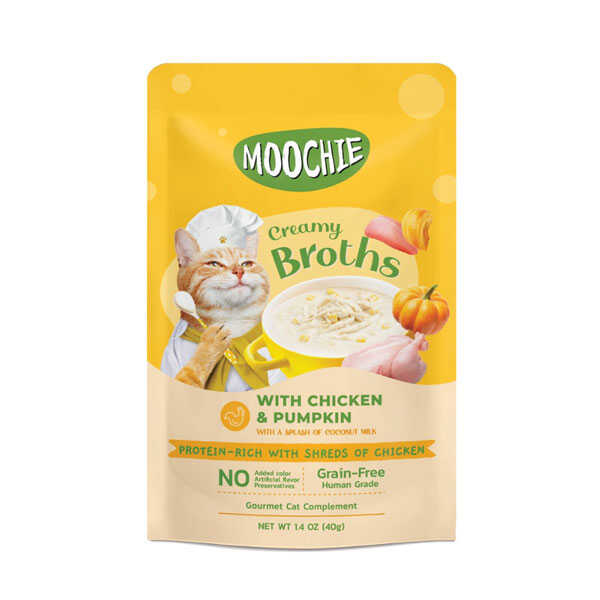 Moochie Çorba Kedi Ödülü Tavuk-Balkabağı 40 Gr