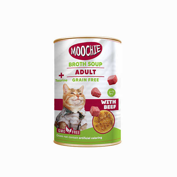 Moochie Et Suyu Çorba Dana Etli Yet.Kedi 135ML - Thumbnail