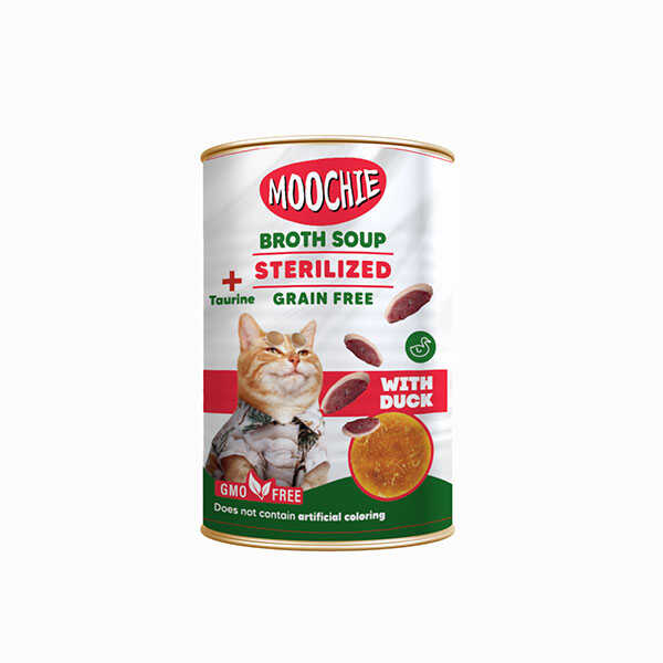 Moochie Et Suyu Çorba Ördekli Kısır.Kedi 135ML - Thumbnail