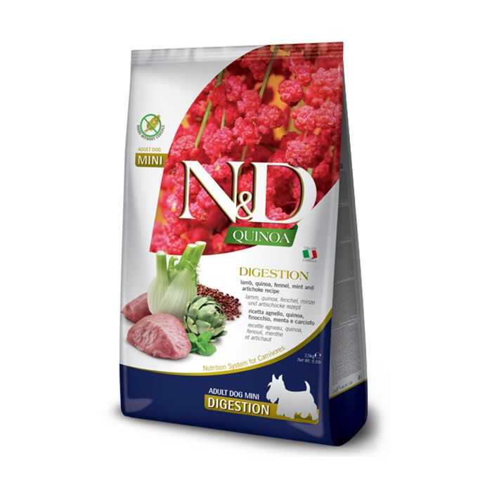 ND Quinoa Digestion Kuzulu Yetişkin Köpek Maması2.5 Kg