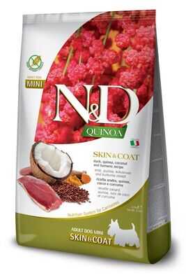 ND Quinoa Skin&Coat Geyikli Mini Yetişkin Köpek Maması 2.5 Kg