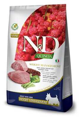 ND Quinoa Weight Management Mini Yetişkin Köpek Maması 2.5 Kg