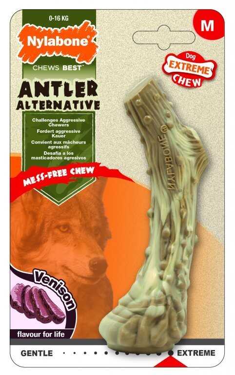 Nylabone Extreme Chew Antler Medium - Venison Flavour Köpek Çiğneme Oyuncağı