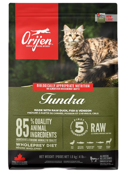 Orijen Tundra Tahılsız Yetişkin Kedi Maması 1,8 Kg - Thumbnail